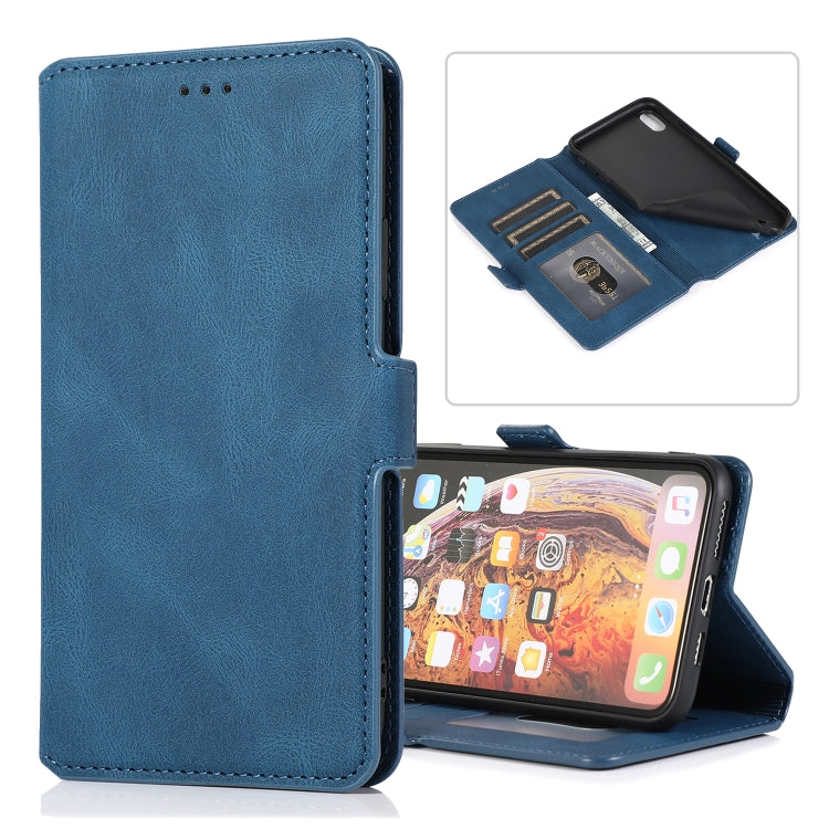 Retro Magnetic Closing Clasp Horizontal Flip Leather Case with Holder & Card Slots & Photo Frame & Wallet, For iPhone 11, For iPhone 11 Pro, For iPhone 11 Pro Max, For iPhone XS / X