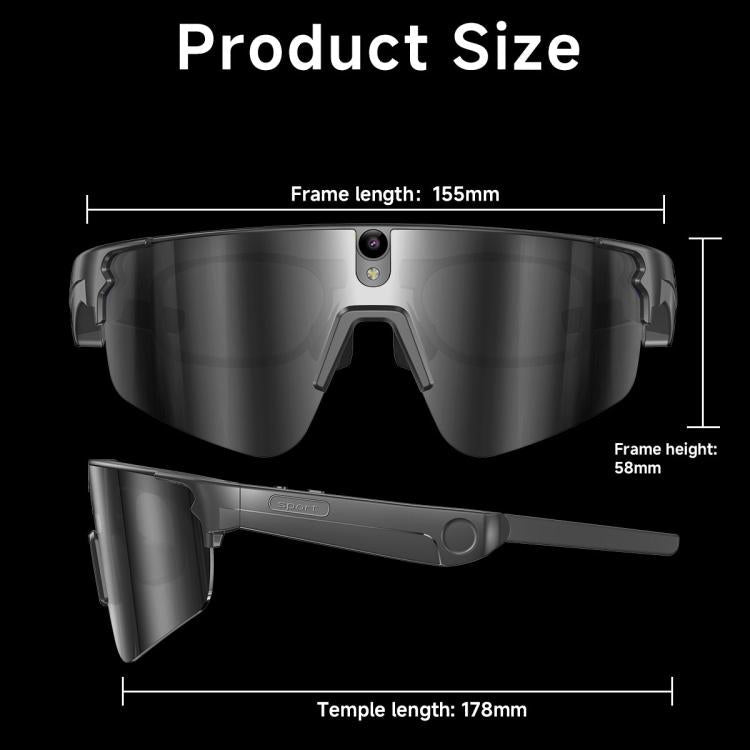 L805 Smart AI Cycling Glasses 8MP Stabilization Camera