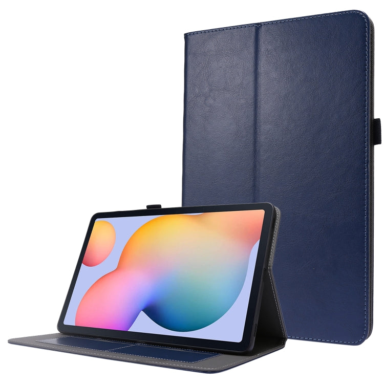 Crazy Horse Texture Horizontal Flip Leather Case with 2-folding Holder & Card Slot, For Samsung Galaxy Tab S8+ / Tab S8 Plus / Tab S7 FE / Tab S7+ / T970, For Samsung Galaxy Tab A7 (2020), For Samsung Galaxy Tab S8 / Galaxy Tab S7 / SM-870