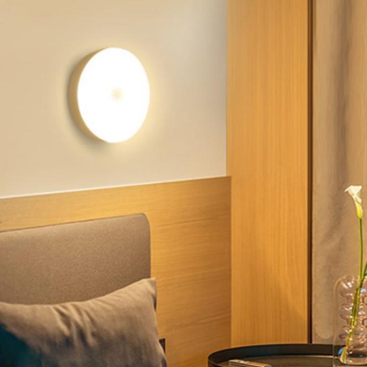 Intelligent Human Body Induction LED Night Light Bedside Lamp No Switch, No Switch