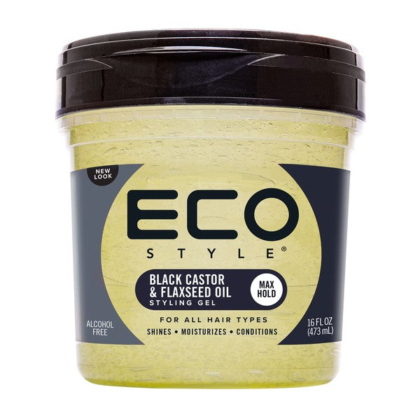 Eco Styler Black Castor & Flaxseed Oil Gel 473ml