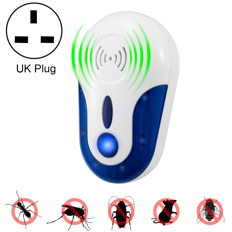 4W Electronic Ultrasonic Anti Mosquito Rat Mouse Cockroach Insect Pest Repeller, AC 90-250V, 109 EU Plug, 109 UK Plug