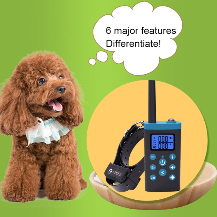 PaiPaitek Automatic Anti Barking Collar Pet Training Control System + Electric Shock PU Leather Collar for Dogs, PD525