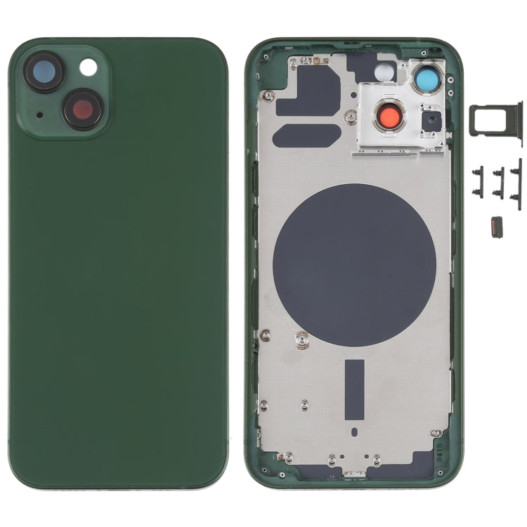 Back Housing Cover with SIM Card Tray & Side Keys & Camera Lens for iPhone 13, For iPhone 13(with SIM Card Tray & Side Keys), For iPhone 13(with Card Tray & Side Keys), For iPhone 13