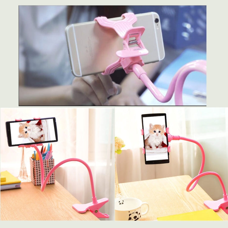 Universal Multifunctional Flexible Long Arm Lazy Bracket Desktop Headboard Bedside Car Phone Holder Stand Tablet Mount, Tablet Mount Black