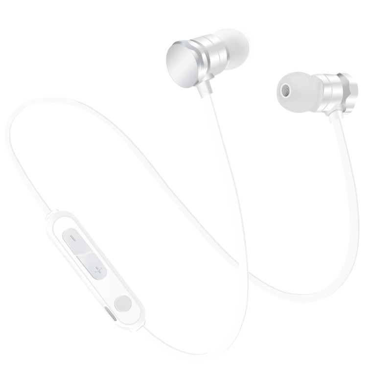 X3 Magnetic Absorption Sports Bluetooth 5.0 In-Ear Headset with HD Mic, Support Hands-free Calls, Distance: 10m