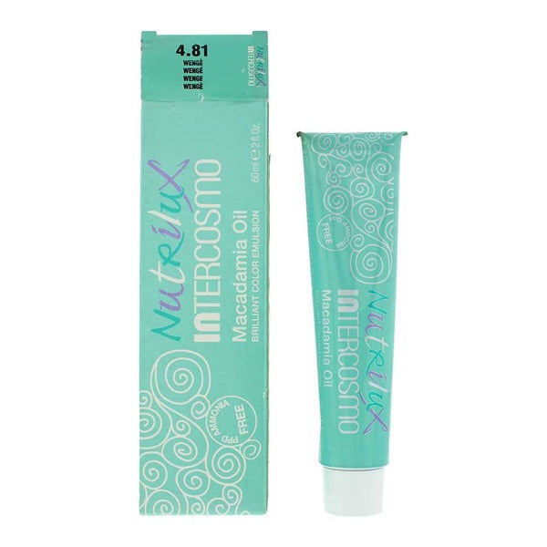 Intercosmo Nutrilux Macadamia Oil Hair Colour - 60ml - 4.81 Wenge