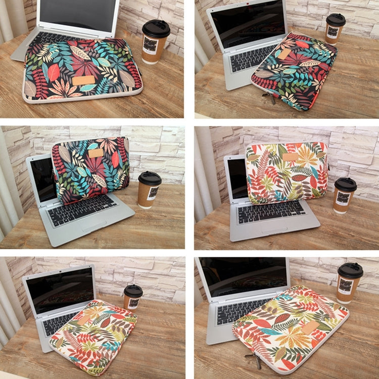 Lisen 11.6 inch Sleeve Case Colorful Leaves Zipper Briefcase Carrying Bag, 11.6 inch