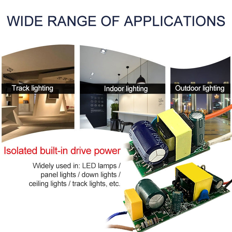 4-7W LED Driver Adapter Isolated Power Supply AC 85-265V to DC 12-26V, 4-7W
