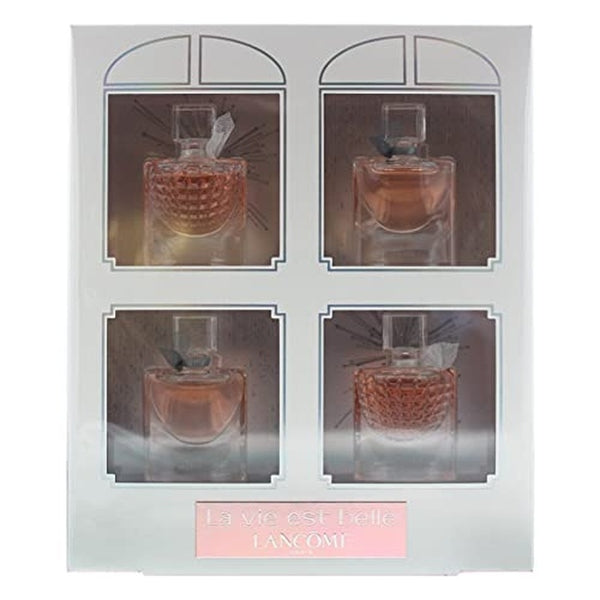 Lancôme La Vie Est Belle Miniatures Gift Set 4 Pieces (2 x 4ml Lancôme La Vie Est Belle Eau de Parfum
2 x 4ml Lancôme La Vie Est Belle L'Eclat Eau de Parfum)