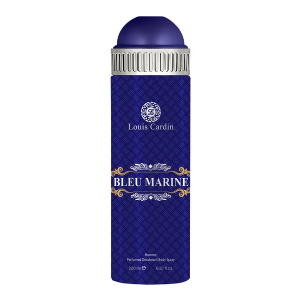 Louis Cardin Bleu Marine Homme Perfumed Deodorant Body Spray 200ml