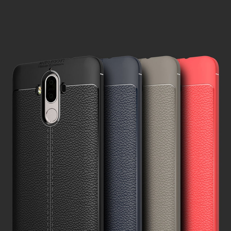 For Huawei Mate 9 Litchi Texture Full Coverage TPU Protective Back Cover Case , For Mate 9