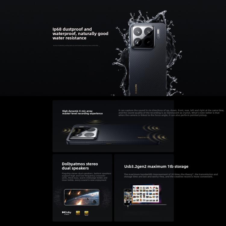 Xiaomi 15S Pro, 16GB+1TB, 3D Ultrasound Fingerprint, 6.73 inch Xiaomi HyperOS 2 Xring O1 3nm Deca-Core, NFC, Network: 5G, 16GB+1TB