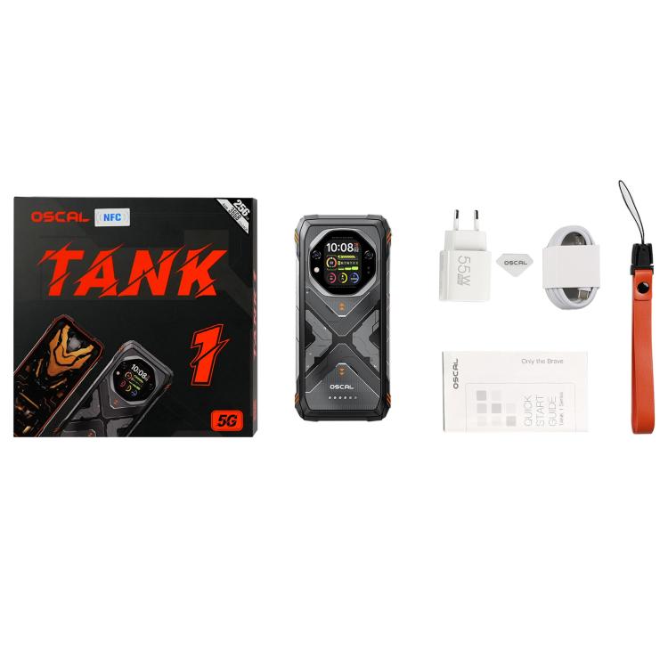 Blackview Oscal TANK 1, 12GB+256GB, 6.78 inch Android 15 DokeOS 4.2 Mediatek Dimensity 7050 Octa Core, Network: 5G, OTG, NFC, 12GB+256GB