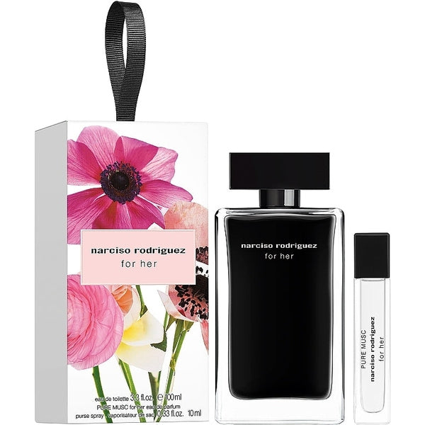 Narciso Rodriguez for Her Gift Set 100ml EDT + 10ml EDT