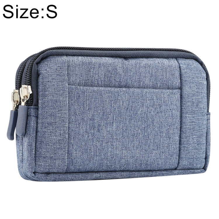 Sports Denim Universal Phone Bag Waist Bag for 5.2 inch or below Smartphones, Size: S, S