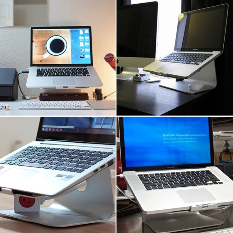 SOPI ZJ-001 Classic Style Aluminum Cooling Stand with Cool Fan for Laptop, Suitable for Mac Air, Mac Pro, iPad, and Other Laptops, Classic Style with Cool Fan