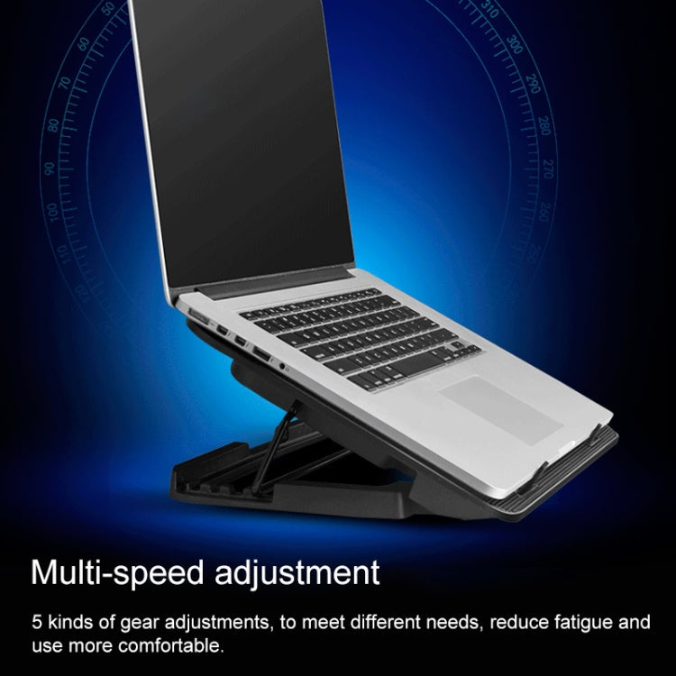 ICE COOREL Notebook Computer Base Speed Control Silent Six-fan Cooling Holder Cooling Rack, Style: Flagship, Style: Flagship