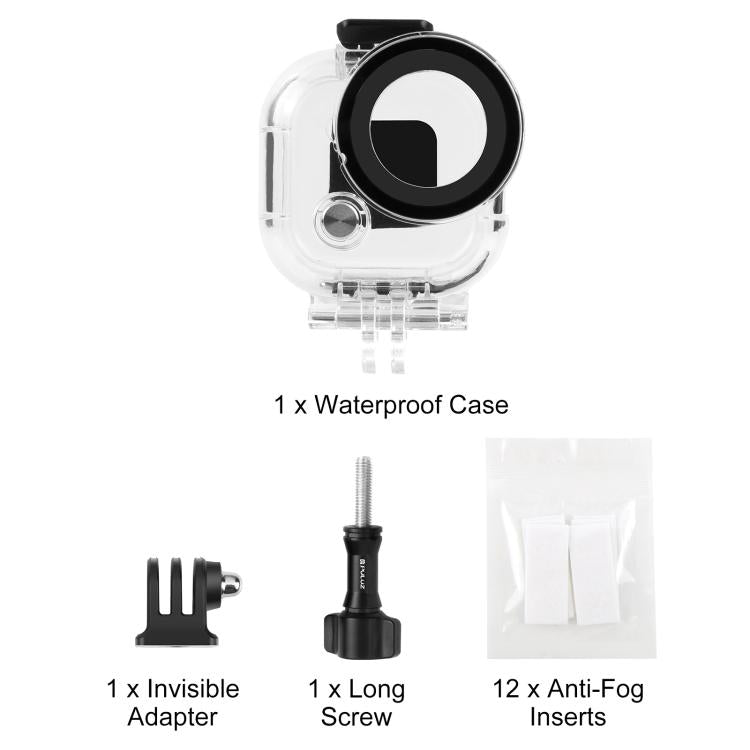 For Insta360 GO Ultra 50m Waterproof Case Thumb Main Body Camera Dive Housing Cover, For Insta360 GO Ultra Thumb Main Body