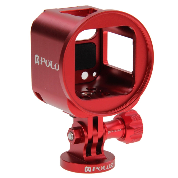 PULUZ Housing Shell CNC Aluminum Alloy Protective Cage Kit with Metal Wrench & Lens Cap & Screw & Tripod Adapter for GoPro HERO5 Session /HERO4 Session /HERO Session, For HERO4 Session