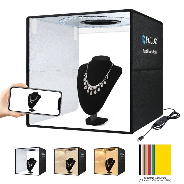 50cm Photo Studio Light Box, PU5050BA, PU5050RD, PU5050A, PU5050BEU, PU5050BUK