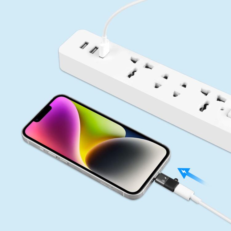 PULUZ 8 Pin to USB-C / Type-C PD OTG Adapter, 8 Pin OTG Adapter