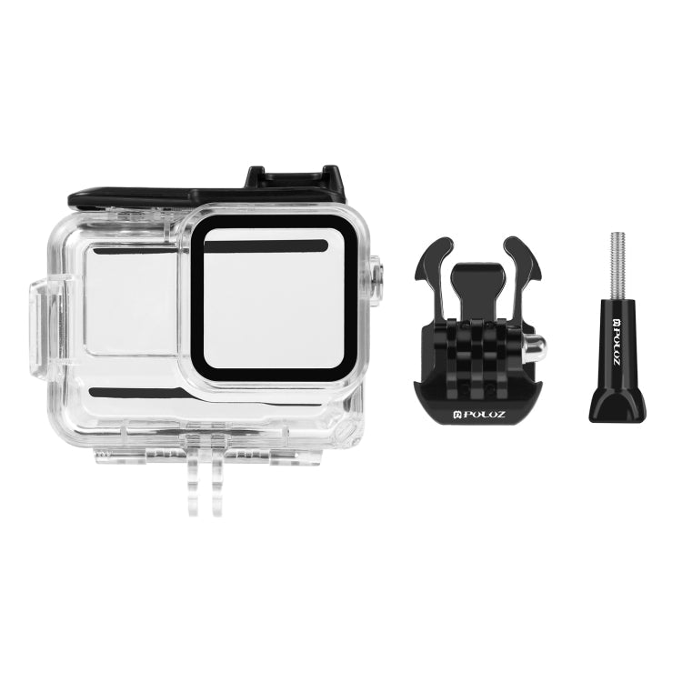 For Insta360 Ace Pro PULUZ 60m Underwater Waterproof Housing Case with Base Adapter & Screw, For Insta360 Ace Pro Underwater Case