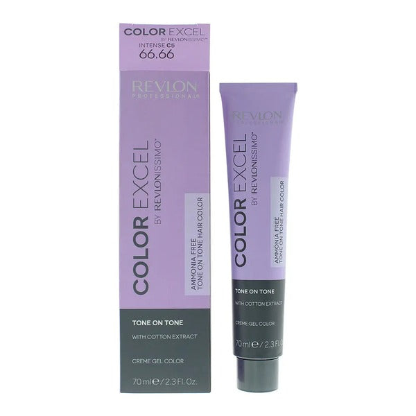Revlon Revlonissimo Color Excel Creme Gel Hair Colour 70ml - 66.66 C5 Intense Purple Red