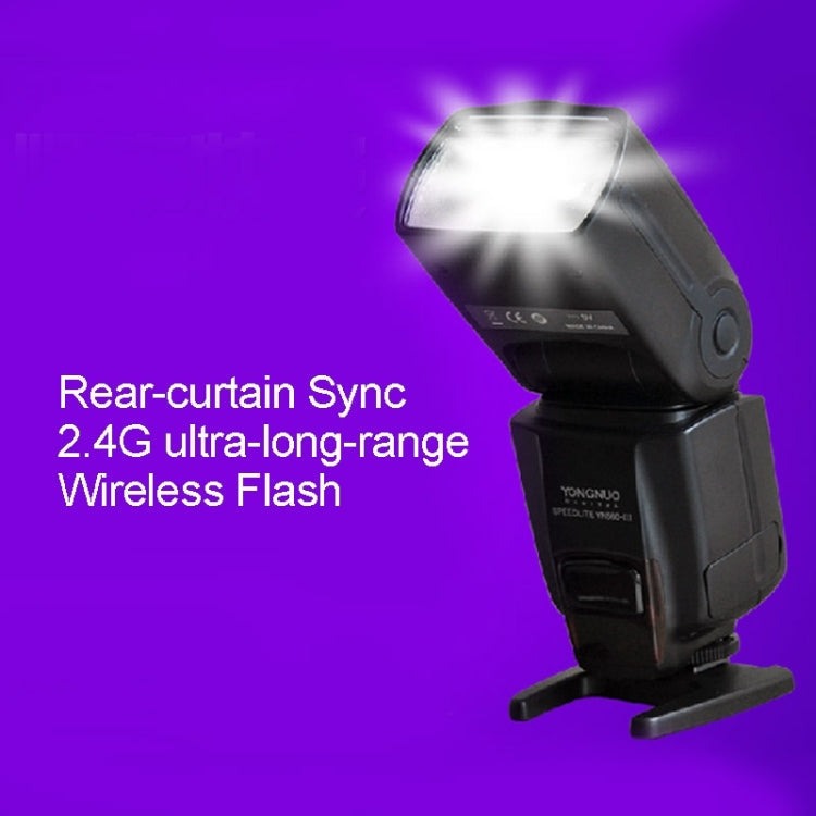 YN-560 III Ultra-long-range Wireless Flash Speedlite with Metal Hot Shoe for Canon / Nikon / Pentax / Olympus DSLR Camera, YN-560 III
