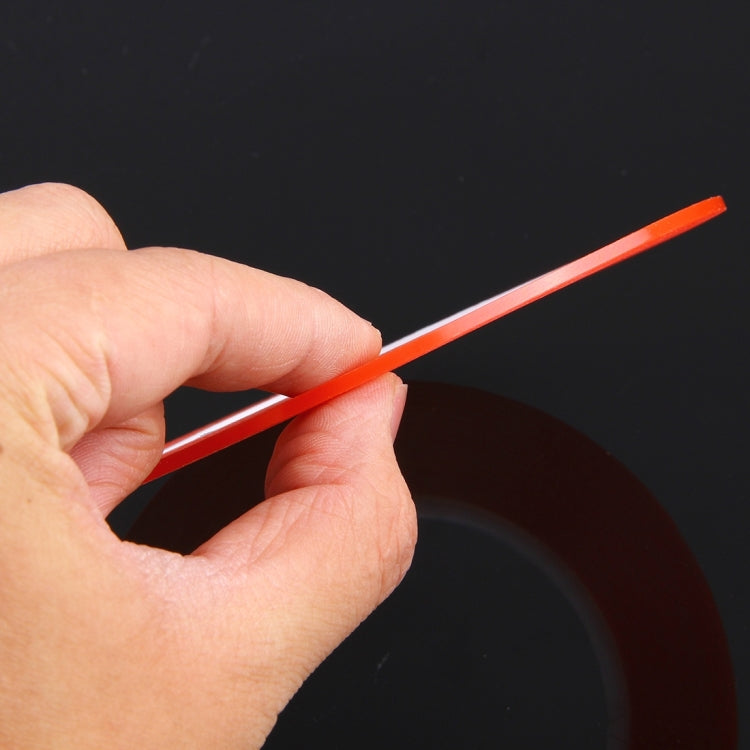 2mm Width Double Sided Adhesive Sticker Tape for iPhone / Samsung / HTC Mobile Phone Touch Panel Repair, Length: 25m (Red), Width: 2mm(Red)