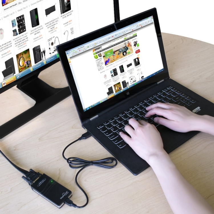 USB 2.0 to VGA, DVI, HDMI Adapter, Resolution: 1280*1024, Resolution: 1920*1080