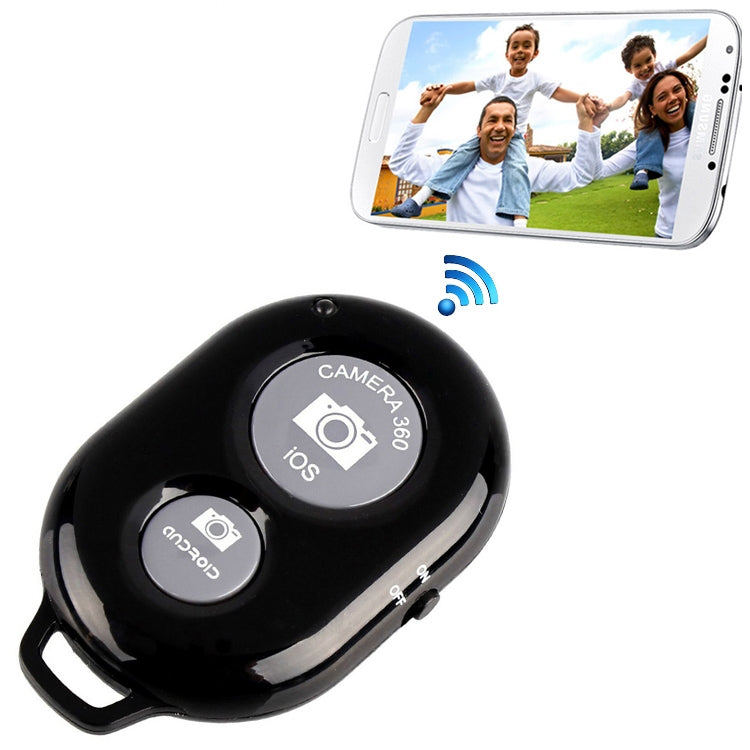 BRCMCOM Chip Universal Bluetooth 3.0 Remote Shutter Camera Control Self-timer, Black, White