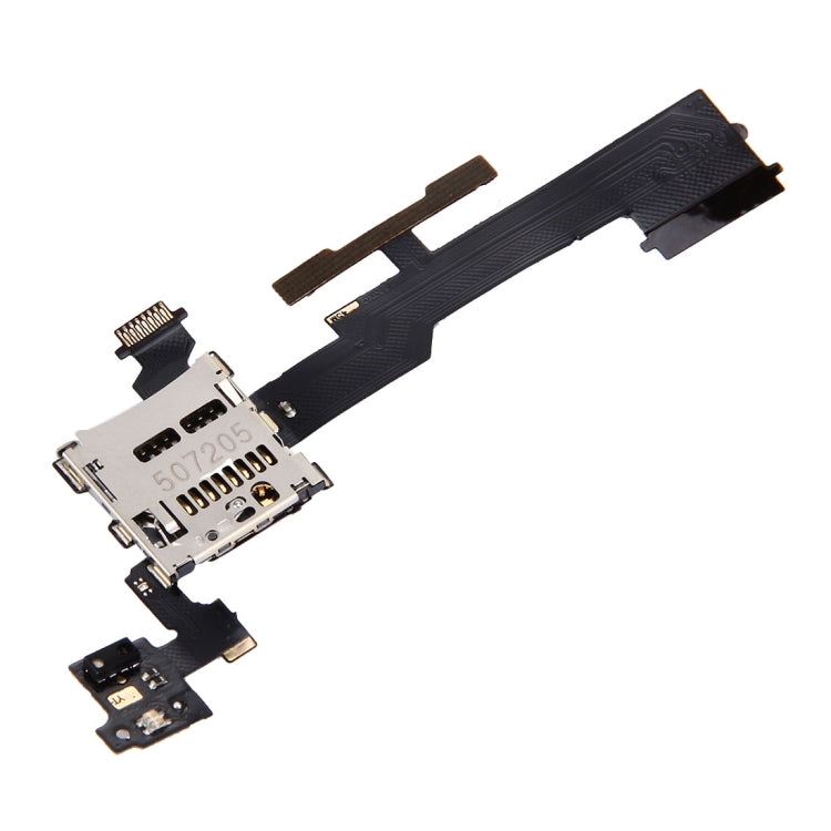 Volume Control Button & SD Memory Card Slot Flex Cable for HTC One M8, For One M8