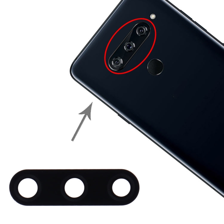 10 PCS Back Camera Lens for LG V40 ThinQ, For LG V40 ThinQ