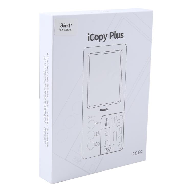 For iPhone 6 - 14 Pro Max 3 in 1 Qianli iCopy Plus 2.2 Repair Detection Programmer Set, Plug: EU, 3 in 1