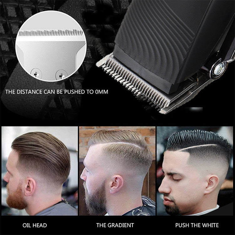 VGR V-280 10W USB Metal Electric Hair Clipper with LED Digital Display, V-280 (Gold)
