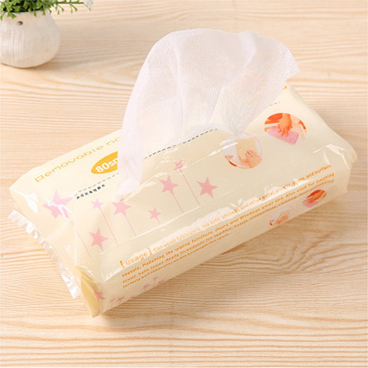 80 Sheet Pull-type Environmental Protection Disposable Non-woven DishCloth, Non-woven DishCloth(Green), Non-woven DishCloth(Beige)