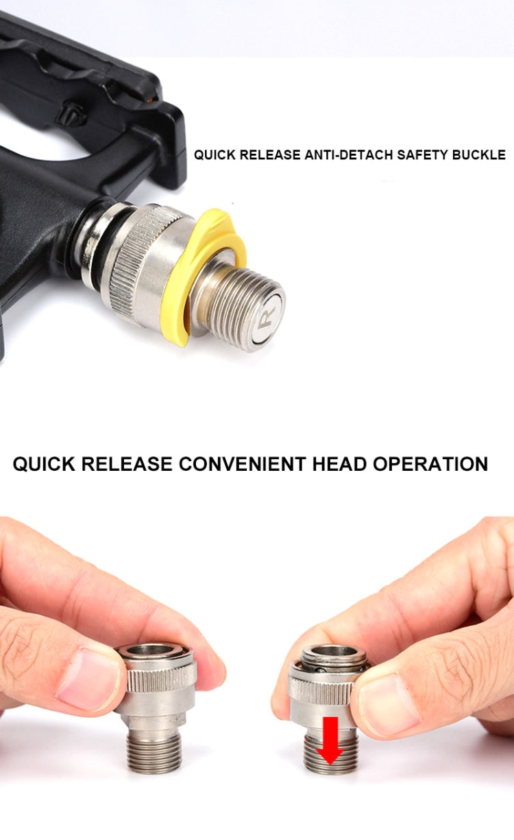 PROMEND Quick Release Ultralight Aluminium Alloy Bearing Bike Pedals, PD-M55Q