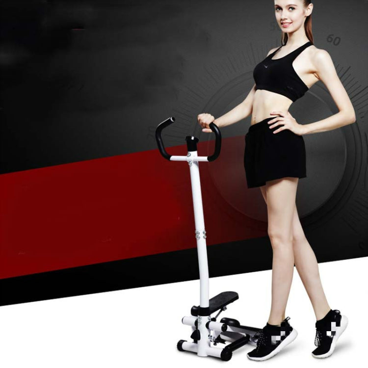 Household Mute Armrest Fitness Equipment Multifunctional Hydraulic Stepper, with Drawstring and Carpet, with Drawstring, Basic
