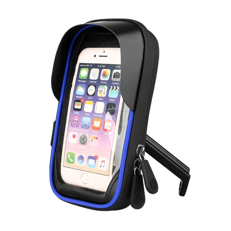 Mountain Bike Card Holder Touch Screen Mobile Phone Holder Motorcycle Electric Vehicle Waterproof Navigation Bracket Shade Mobile Phone Holder, Handlebars, Rearview Mirrors