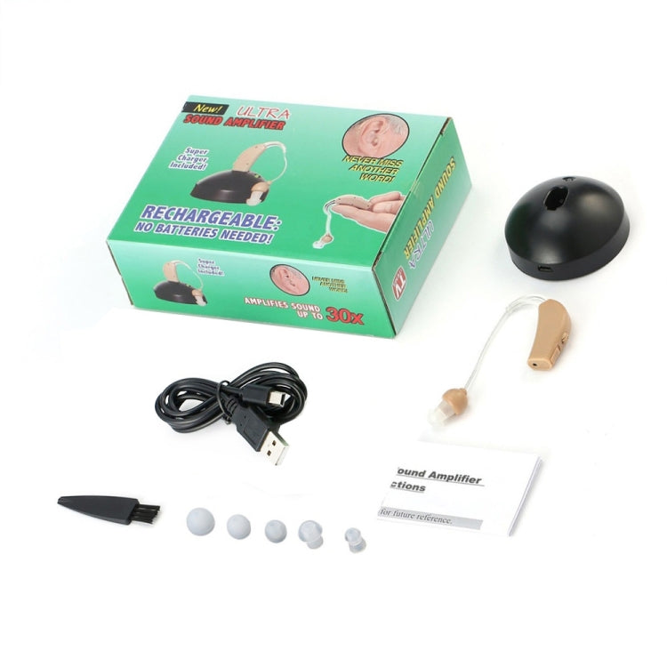 Rechargeable Hearing Aids Hearing Aids For The Elderly, Specification: AU Plug, EU Plug