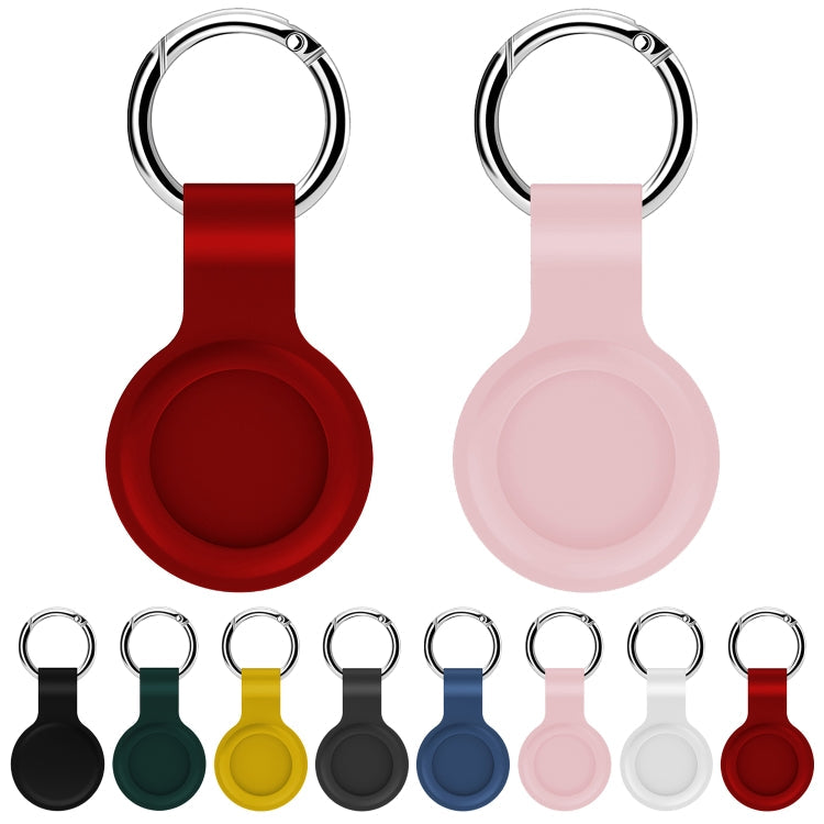 2 PCS Shockproof Anti-scratch Silicone Protective Case with Hook for AirTag 2nd Gen / AirTag 1st Gen