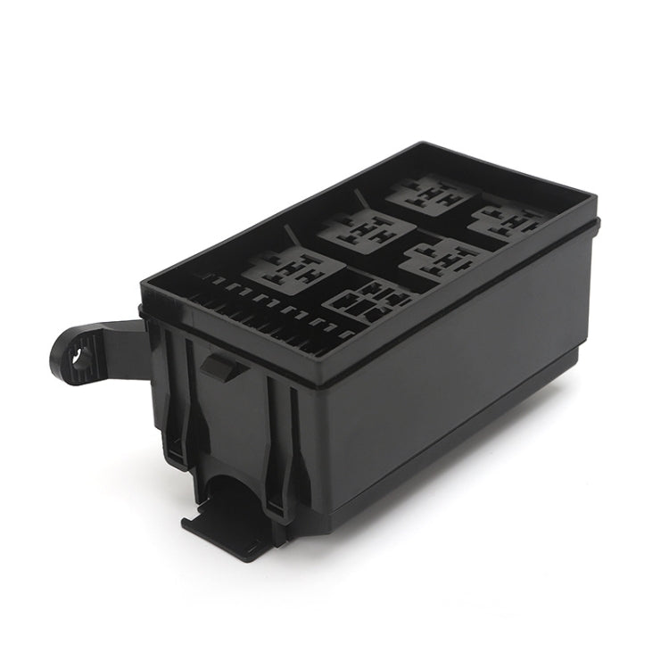Car Modified 6-Way Insurance Box Total Control Plastic Shell Junction Box, 6-Way Insurance Box
