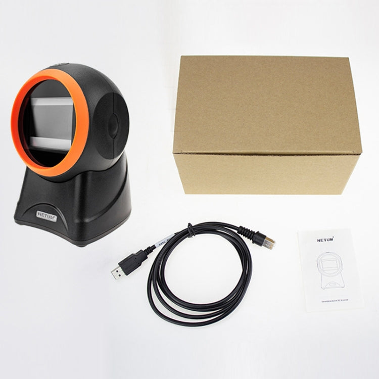 NETUM 2055 Supermarket Cashier Barcode QR Code Scanner Desktop Vertical Scanner, Specification: Regular Version, Enhanced Version, Regular Version