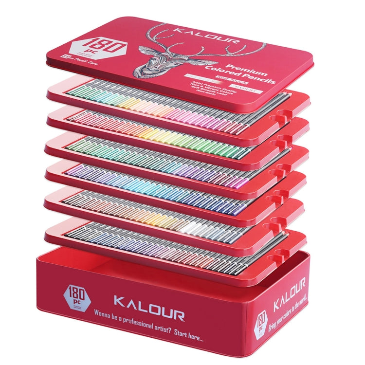 KALOUR 180 Colors Color Lead Set Painted Pencils Art Painting Supplies, 180 Colors Art Painting