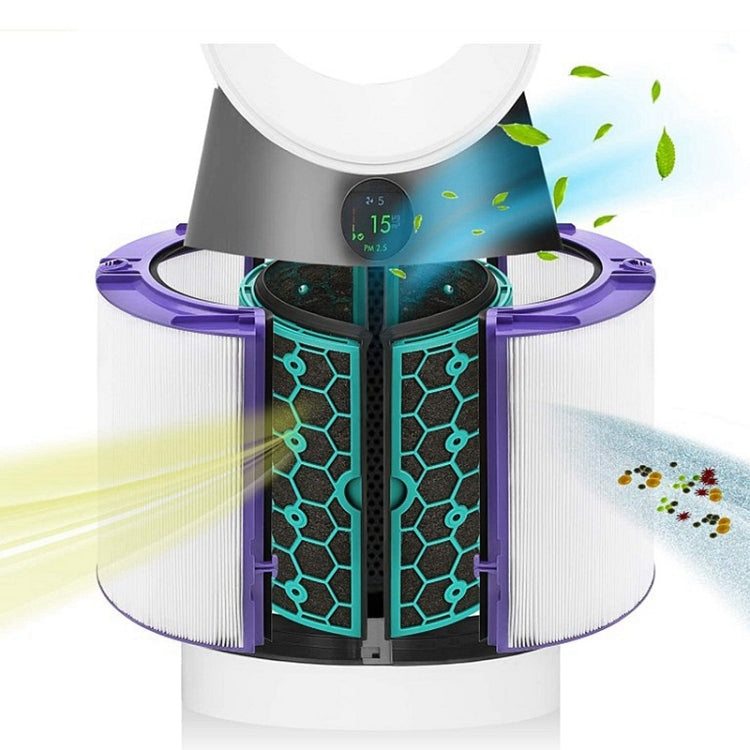 Air Purifier Filter Accessories For Dyson TP04 / DP04 / HP04,Specification:, 1 set Filter + 1 Set Activated Carbon, 1 Set Filter, 1 Set Activated Carbon