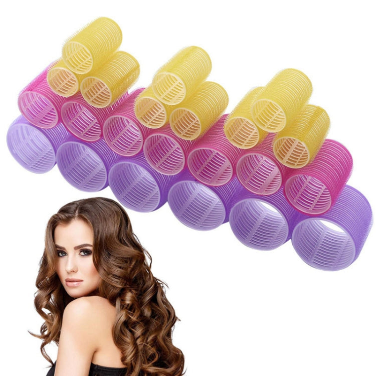 12 PCS/Set Self-Adhesive Curling Iron Hair Core Fluffy Hairdressing Tool,Random Colour Delivery, 63x44mm, 63x32mm, 63x40mm, 63x24mm, 63x36mm, 63x48mm, 63x28mm
