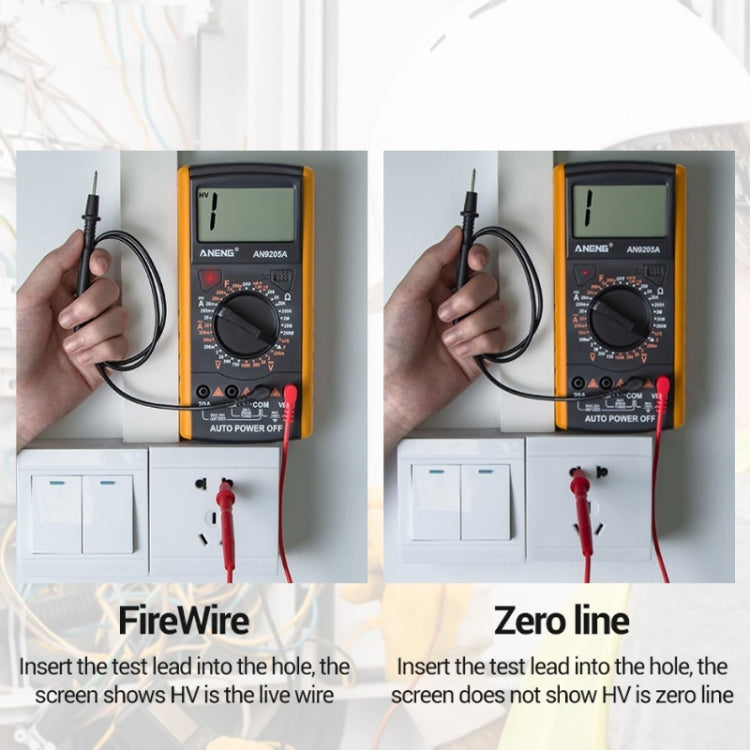 ANENG Automatic High-Precision Intelligent Digital Multimeter, AN9205A