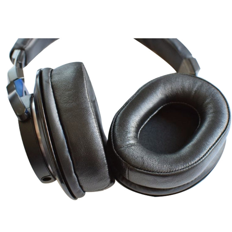 1 Pair Headset Earmuffs For Audio-Technica ATH-M50X/M30X/M40X/M20X, Spec:, Black-Fluff, Brown-Fluff, Black-Protein Skin, Brown-Protein Skin, Black-Mesh, Black-Ice Gel, Brown-Thick Sheepskin