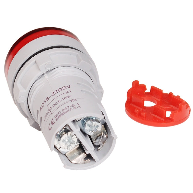 2 PCS DC Voltage Signal Indicator 22mm Round 6-100V Universal Voltmeter, 6-100V Yllow, 6-100V Red, 6-100V White, 6-100V Blue, 6-100V Green